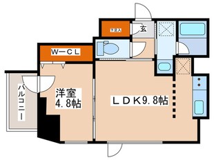 F022円山の物件間取画像